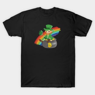 Lucky Bitcoin Patrick Day T-Shirt